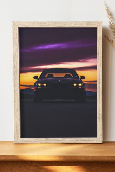 Luna Marissa Αφίσα αυτοκινήτου στο σκοτάδι - Αφίσα ψηφιακής τέχνης από χοντρό...