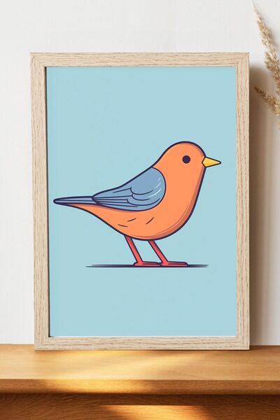 Luna Marissa Αφίσα πουλιών - Αφίσα τοίχου από γυαλιστερό χαρτί χωρίς πλαίσιο