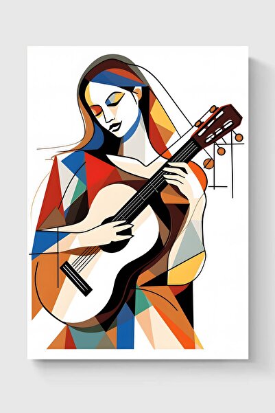 Luna Marissa Καλλιτεχνική αφίσα κιθαρίστας Αφίσα τοίχου χωρίς πλαίσιο