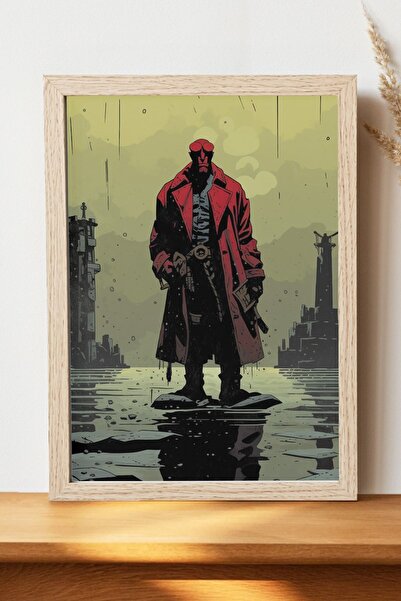 Luna Marissa Αφίσα Hellboy - Αφίσα τοίχου από γυαλιστερό χαρτί χωρίς πλαίσιο