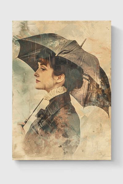 Luna Marissa Γυναικεία αφίσα με ομπρέλα - Παντελόνι Duar χωρίς πλαίσιο