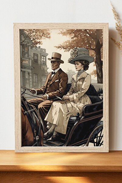 Luna Marissa Vintage αφίσα - Χοντρό χαρτί χωρίς πλαίσιο, ψηφιακή διακοσμητική...