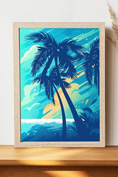 Luna Marissa Αφίσα παλάμης - Αφίσα τοίχου από γυαλιστερό χαρτί χωρίς πλαίσιο