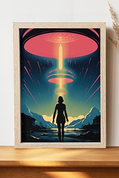 Luna Marissa Αφίσα Ufo - Αφίσα τοίχου από γυαλιστερό χαρτί χωρίς πλαίσιο