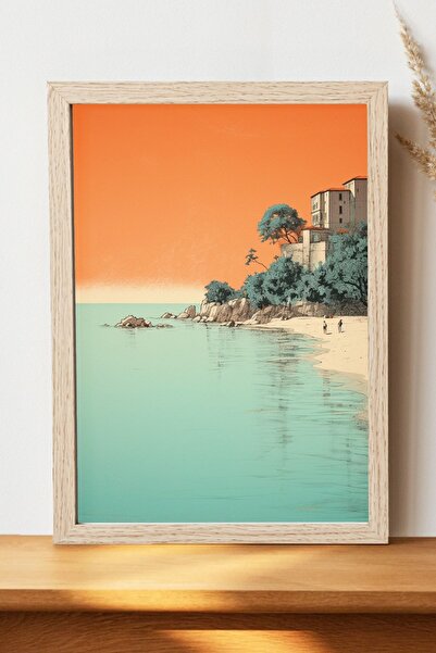 Luna Marissa Αφίσα τοπίων - Αφίσα τοίχου από γυαλιστερό χαρτί χωρίς πλαίσιο