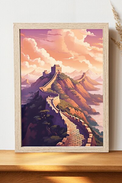 Luna Marissa Αφίσα Το Σινικό Τείχος της Αιγίνης - Αφίσα τοίχου από γυαλιστερό...