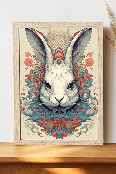 Luna Marissa Εικονογράφηση Αφίσα κουνελιού - Αφίσα ψηφιακής τέχνης από γυαλισ...