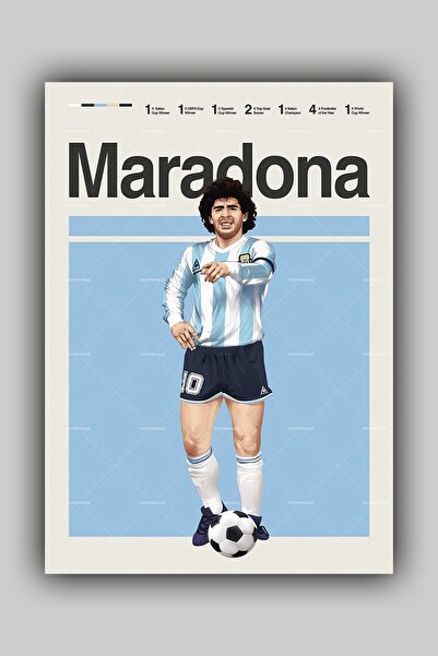 Luna Marissa Αφίσα Diego Maradona - Αφίσα τοίχου χωρίς πλαίσιο