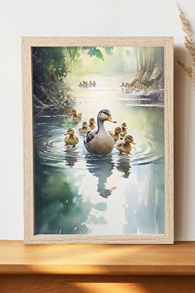 Luna Marissa Αφίσα Οικογένειας Πάπιας - Αφίσα τοίχου από γυαλιστερό χαρτί χωρ...