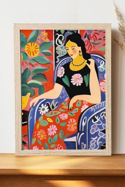 Luna Marissa Σουρεαλιστική γυναικεία αφίσα - Αφίσα τοίχου από γυαλιστερό χαρτ...