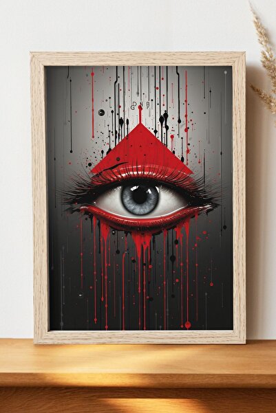 Luna Marissa Σουρεαλιστική αφίσα ματιών - Αφίσα τοίχου από γυαλιστερό χαρτί χ...