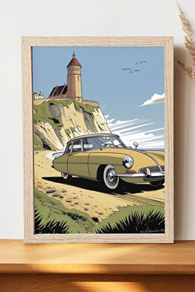 Luna Marissa Vintage αφίσα αυτοκινήτου - Αφίσα αυτοκινήτου από γυαλιστερό χαρ...