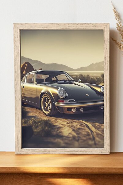 Luna Marissa Αφίσα Porsche - Αφίσα αυτοκινήτου από γυαλιστερό χαρτί χωρίς πλα...