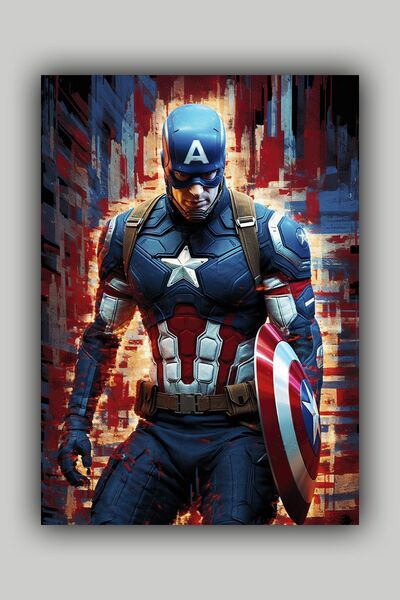 Luna Marissa Αφίσα ταινίας Captain America χωρίς πλαίσιο τοίχου