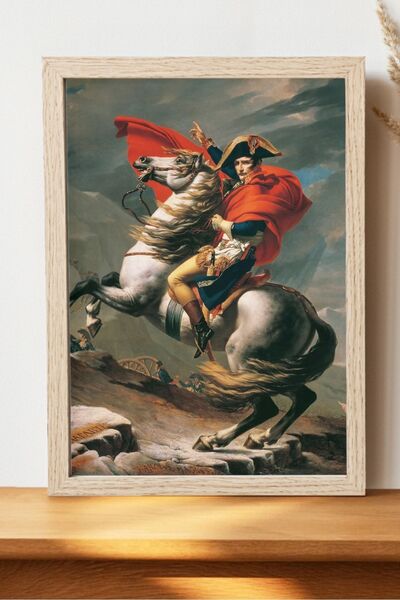 Luna Marissa Sanatsal Napolyon Poster - Çerçevesiz Ünlü Ressam Dekoratif Poster