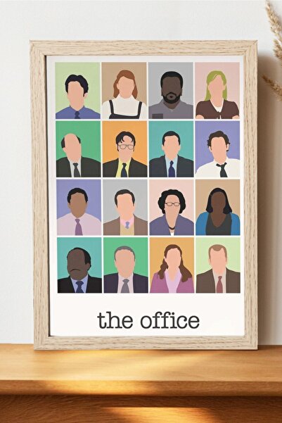 Luna Marissa Minimalist The Office Poster - Çerçevesiz Tv Dizi Poster