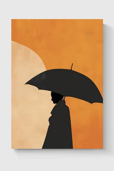 Luna Marissa Διακοσμητική αφίσα με ομπρέλα γυναικών χωρίς πλαίσιο
