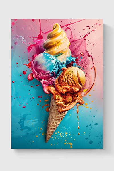 Luna Marissa Καλλιτεχνική αφίσα παγωτού χωρίς πλαίσιο τοίχου