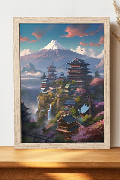 Luna Marissa Αφίσα με κινέζικο τοπίο - Αφίσα ψηφιακής τέχνης χωρίς πλαίσιο