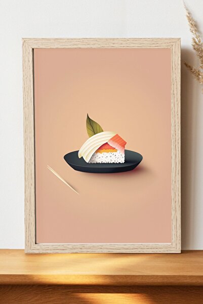 Luna Marissa Αφίσα σούσι - Αφίσα τοίχου από γυαλιστερό χαρτί χωρίς πλαίσιο