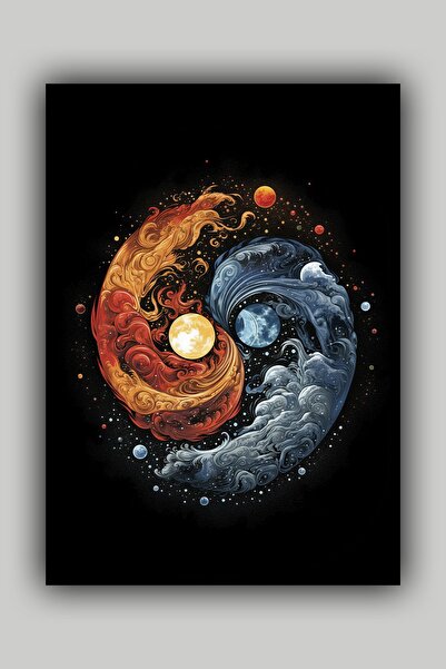 Luna Marissa Αφίσα τοίχου χωρίς πλαίσιο Ying Yang