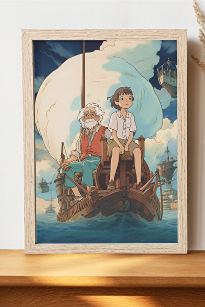 Luna Marissa Αφίσα σε στυλ Hayao Miyazaki - Αφίσα Anime χωρίς πλαίσιο