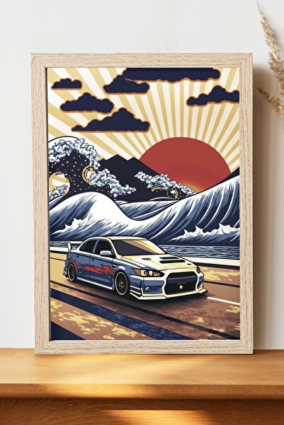 Luna Marissa Αφίσα αθλητικού αυτοκινήτου - Αφίσα αυτοκινήτου από γυαλιστερό χ...