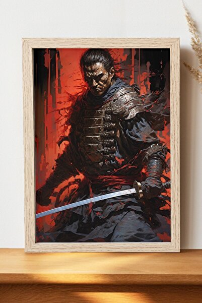 Luna Marissa Αφίσα Σαμουράι - Αφίσα τοίχου από γυαλιστερό χαρτί χωρίς πλαίσιο