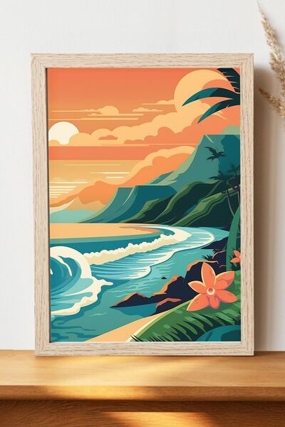 Luna Marissa Αφίσα Sahil - Αφίσα τοίχου από γυαλιστερό χαρτί χωρίς πλαίσιο