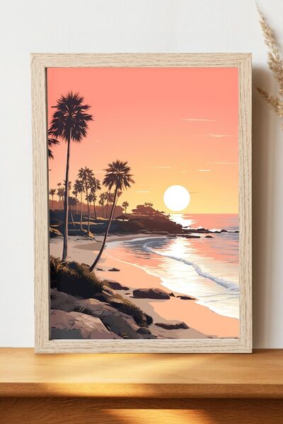 Luna Marissa Αφίσα τοπίων Γερμανίας - Αφίσα τοίχου από γυαλιστερό χαρτί χωρίς...