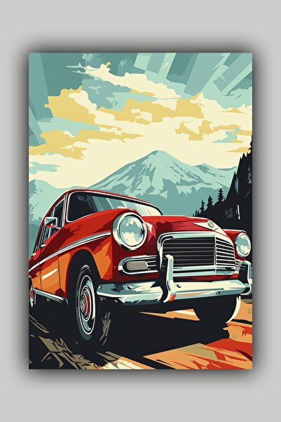 Luna Marissa Αφίσα vintage αυτοκινήτου χωρίς πλαίσιο τοίχου