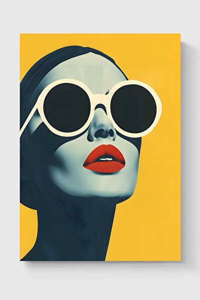 Luna Marissa Ρετρό γυναικεία αφίσα χωρίς πλαίσιο τοίχου