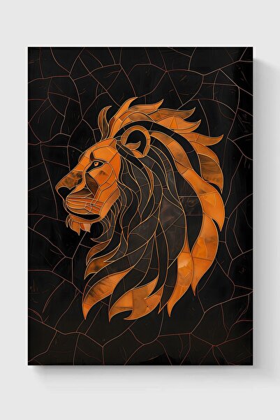 Luna Marissa Διακοσμητική αφίσα με λιοντάρι χωρίς πλαίσιο