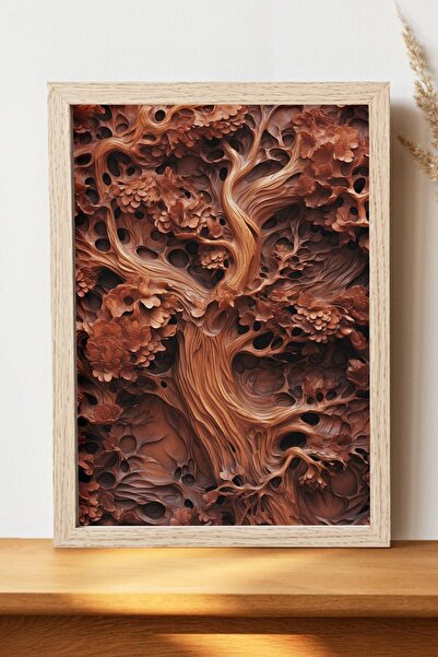 Luna Marissa Σουρεαλιστική αφίσα δέντρου - Αφίσα τοίχου από γυαλιστερό χαρτί ...