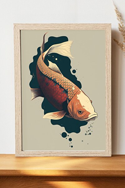 Luna Marissa Αφίσα ψαριών - Αφίσα τοίχου από γυαλιστερό χαρτί χωρίς πλαίσιο