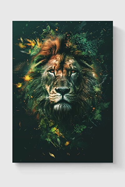Luna Marissa Καλλιτεχνική αφίσα λιονταριού χωρίς πλαίσιο τοίχου