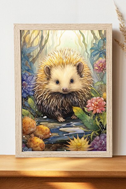 Luna Marissa Αφίσα Σκαντζόχοιρου - Αφίσα τοίχου από γυαλιστερό χαρτί χωρίς πλ...