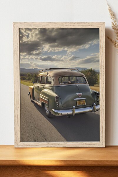 Luna Marissa Vintage αφίσα αυτοκινήτου - Αφίσα αυτοκινήτου από γυαλιστερό χαρ...