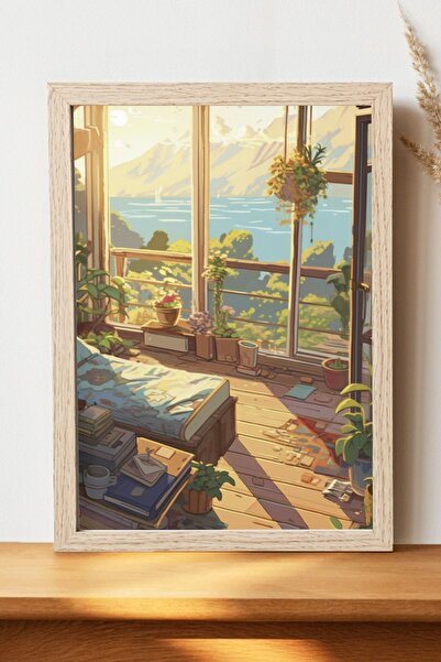 Luna Marissa Αφίσα τοπίων - Αφίσα τοίχου από γυαλιστερό χαρτί χωρίς πλαίσιο