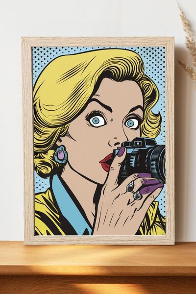 Luna Marissa Vintage γυναικεία αφίσα - Ψηφιακή αφίσα τέχνης από χοντρό χαρτί ...