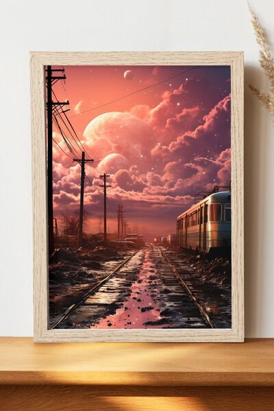 Luna Marissa Αφίσα τοπίων - Αφίσα τοίχου από γυαλιστερό χαρτί χωρίς πλαίσιο