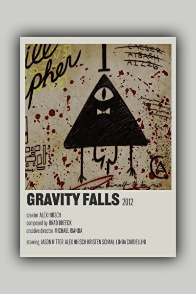 Luna Marissa Gravity Falls Dizi Poster - Çerçevesiz Duvar Posteri
