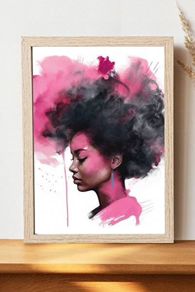 Luna Marissa Αφίσα Αφρικανής Γυναίκας - Αφίσα τοίχου από γυαλιστερό χαρτί χωρ...