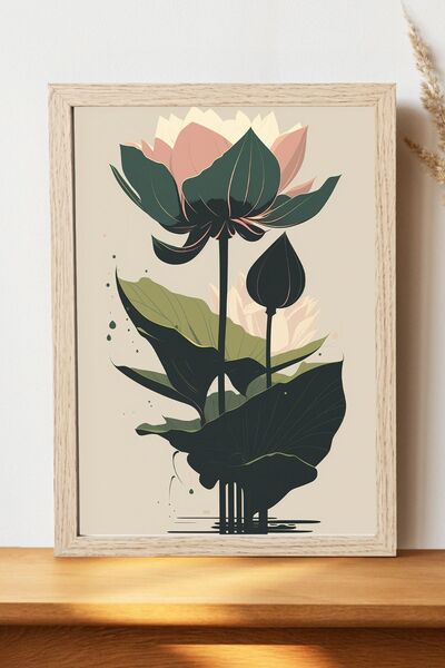 Luna Marissa Αφίσα λουλουδιών - Αφίσα τοίχου από γυαλιστερό χαρτί χωρίς πλαίσιο