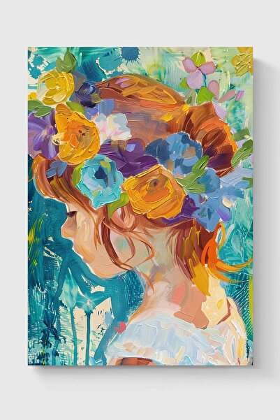 Luna Marissa Καλλιτεχνική αφίσα με λουλούδια για κορίτσια χωρίς πλαίσιο