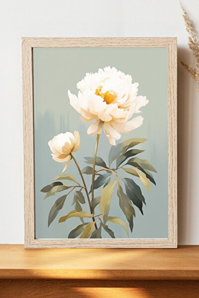 Luna Marissa Çiçek Poster - Çerçevesiz Parlak Kağıt Duvar Posteri