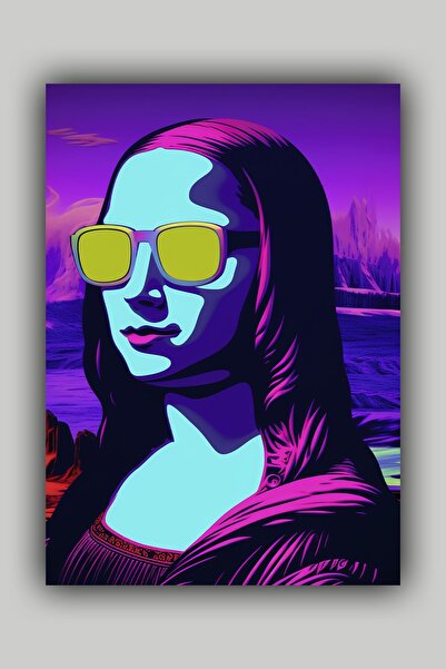 Luna Marissa Αφίσα Pop Art Mona Lisa Αφίσα τοίχου χωρίς πλαίσιο