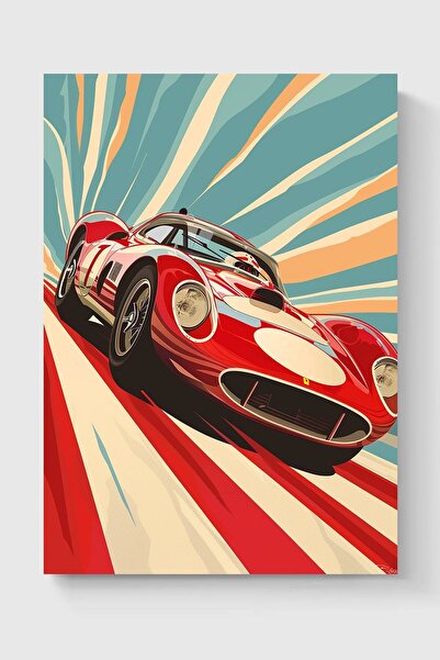 Luna Marissa Ρετρό αφίσα αυτοκινήτου χωρίς πλαίσιο τοίχου