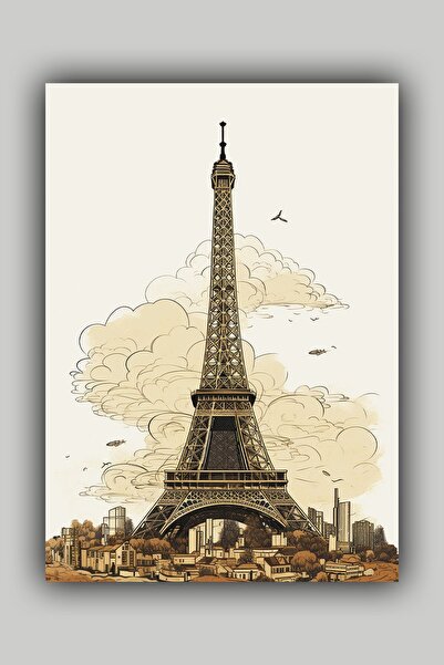 Luna Marissa Αφίσα του Πύργου του Άιφελ της Παράντας Αφίσα τοίχου χωρίς πλαίσιο
