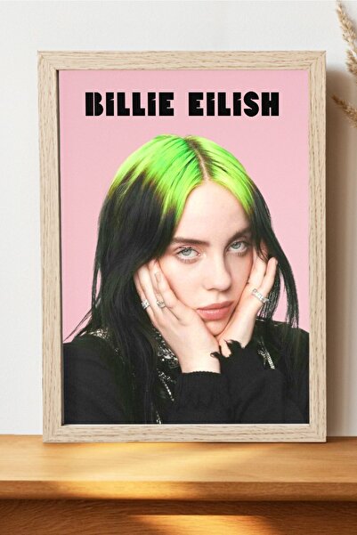 Luna Marissa Billie Eilish Poster - Çerçevesiz Şarkıcı Poster